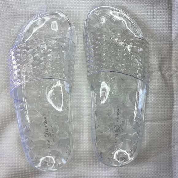 💯Brand New Chinese Laundry Clear Jelly Slides - Picture 3 of 9